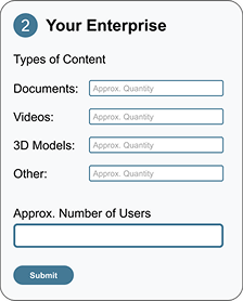 Contact form design capturing richer qualification data for sales