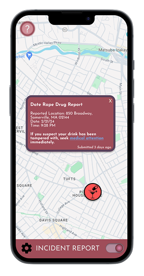 Haven incident report — date rape drug